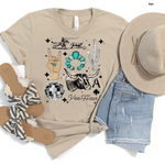 Load image into Gallery viewer, Yee Haw Collage Graphic Tee
