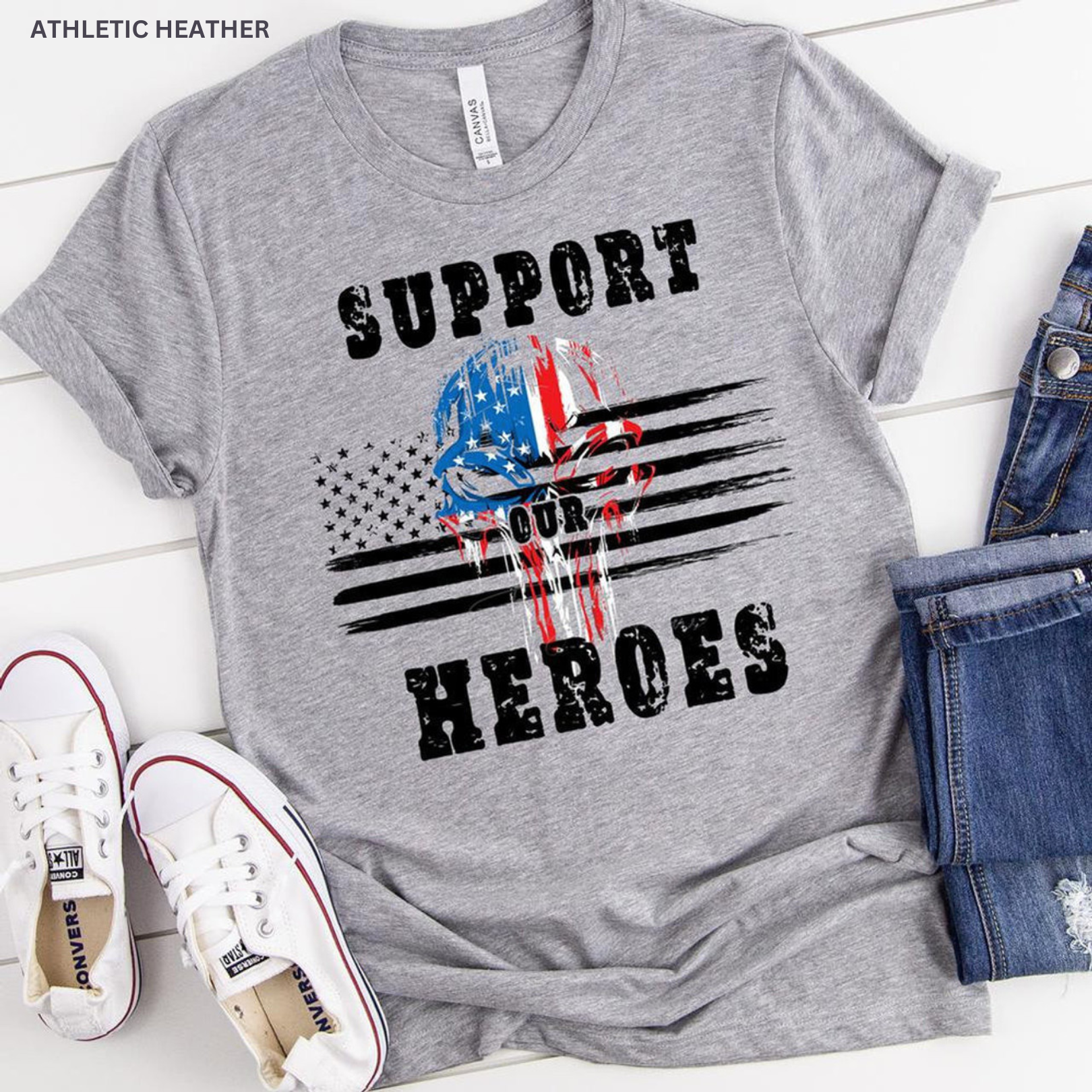 Support Our Hero's Graphic Tee