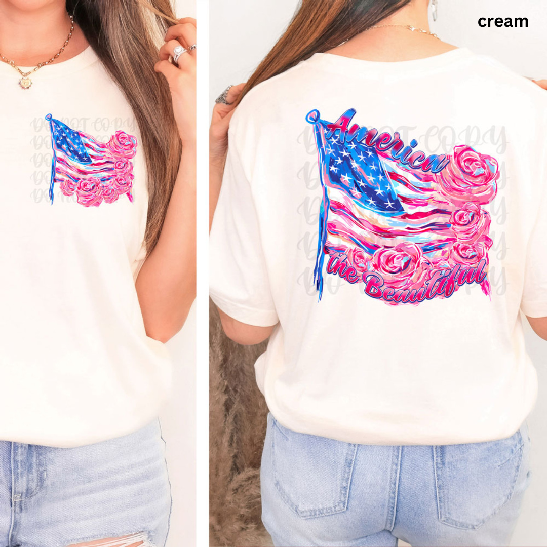 America the Beautiful Graphic Tee