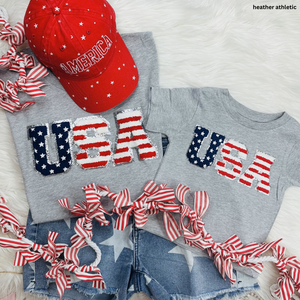 Toddler USA Patch Graphic Tee