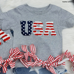 Load image into Gallery viewer, Toddler USA Patch Graphic Tee
