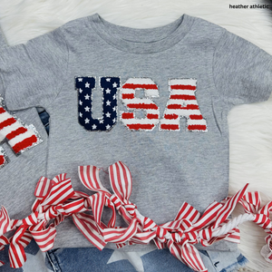 Toddler USA Patch Graphic Tee
