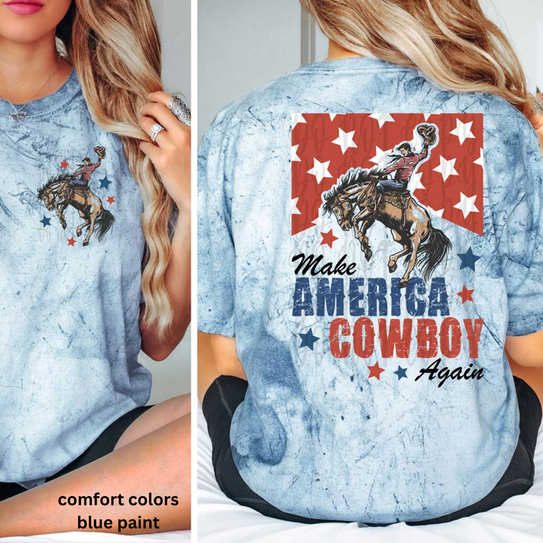 Make America Cowboy Again Graphic Tee