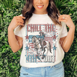 Load image into Gallery viewer, Chill the 4th Out Graphic Tee

