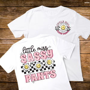 Little Miss Sassy Pants Graphic Tee
