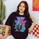 Load image into Gallery viewer, Purple Aztec Graphic Tee
