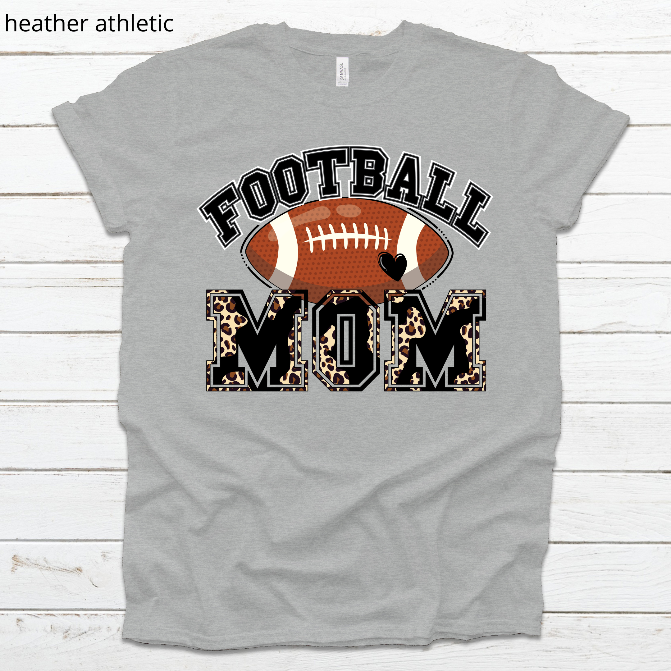 Football Mom Leopard Tee