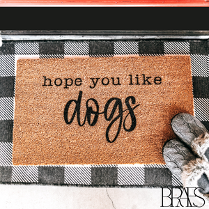 Hope You Like Dogs Coir Doormat