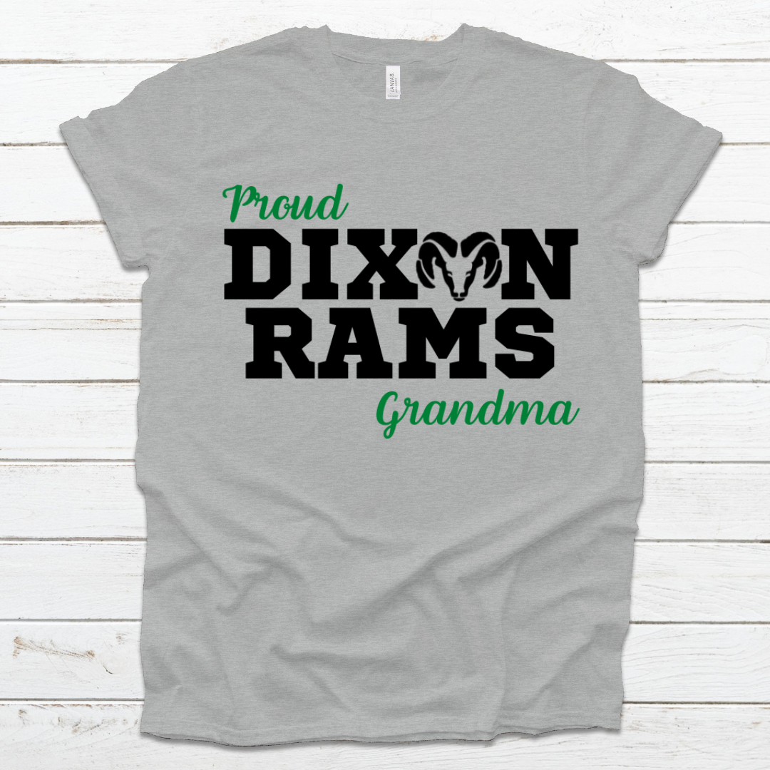Proud Dixon Rams Mom/Grandma (Adult)