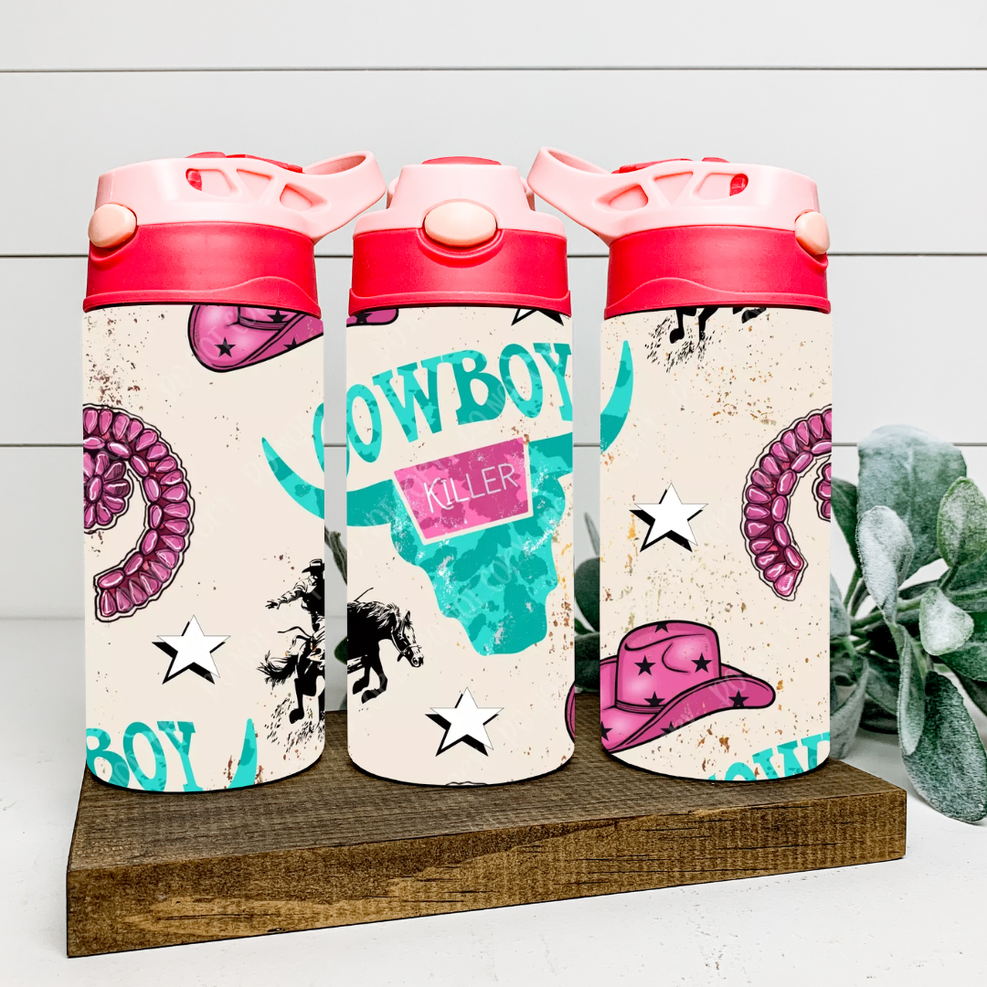 Cowboy Killer Kids Tumbler