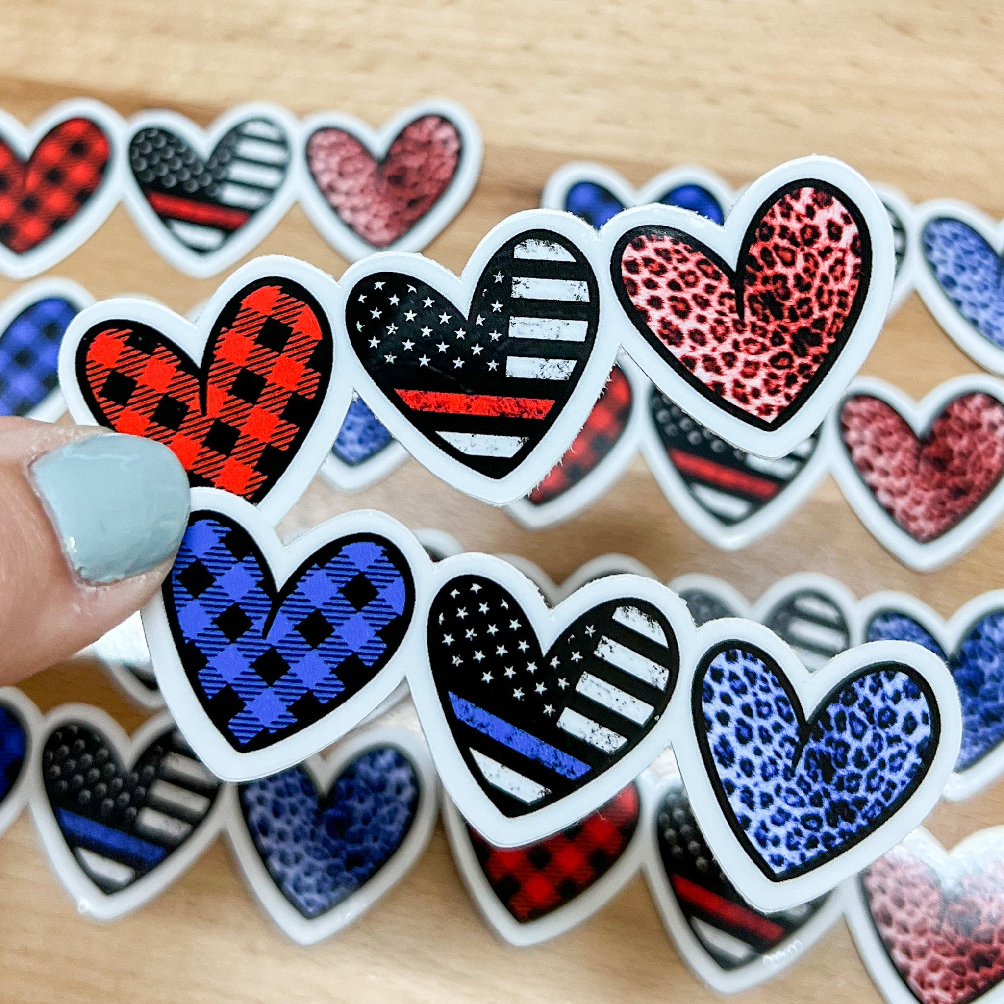 Thin Blue Line & Thin Red Line Sticker